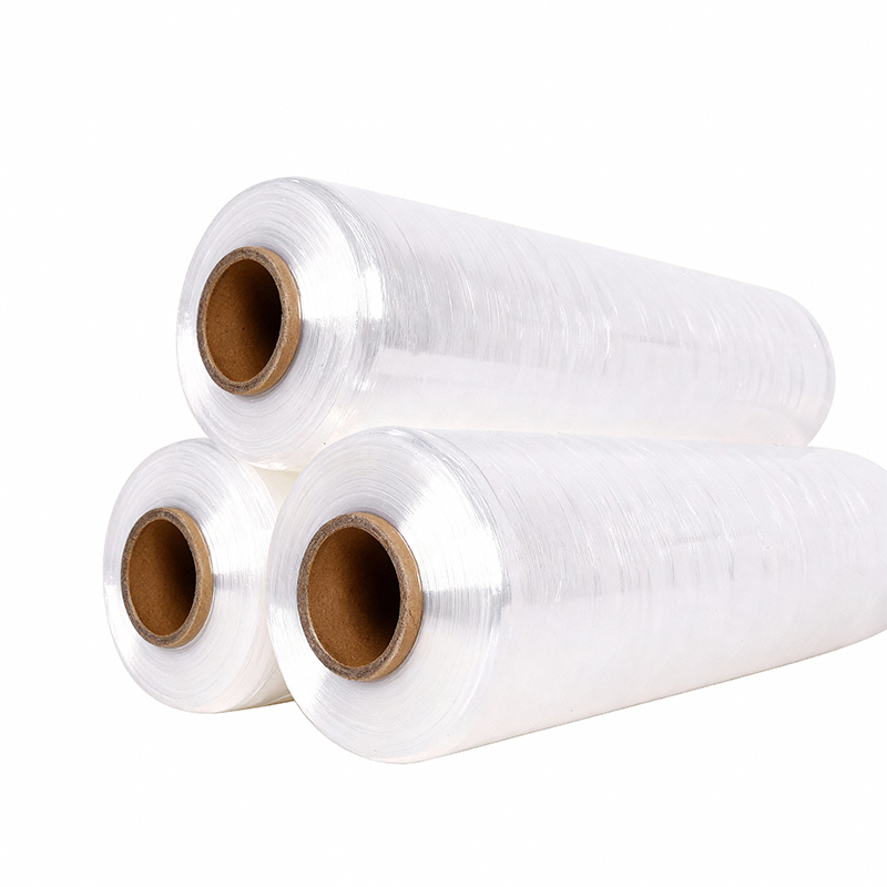 Máquina de alta resistência usa filme extensível LLDPE para embalagem automatizada de paletes